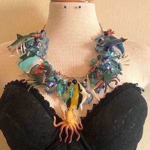 Under The Sea statement necklace